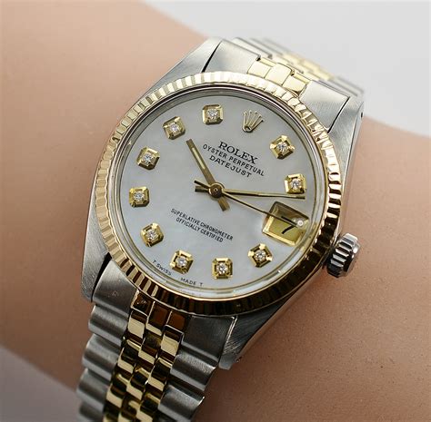 gold.and silver rolex|Rolex 18k gold watch price.